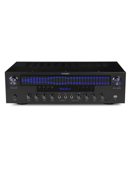 Audizio AV560EQ Amplificador 5.1 Bluetooth USB FM