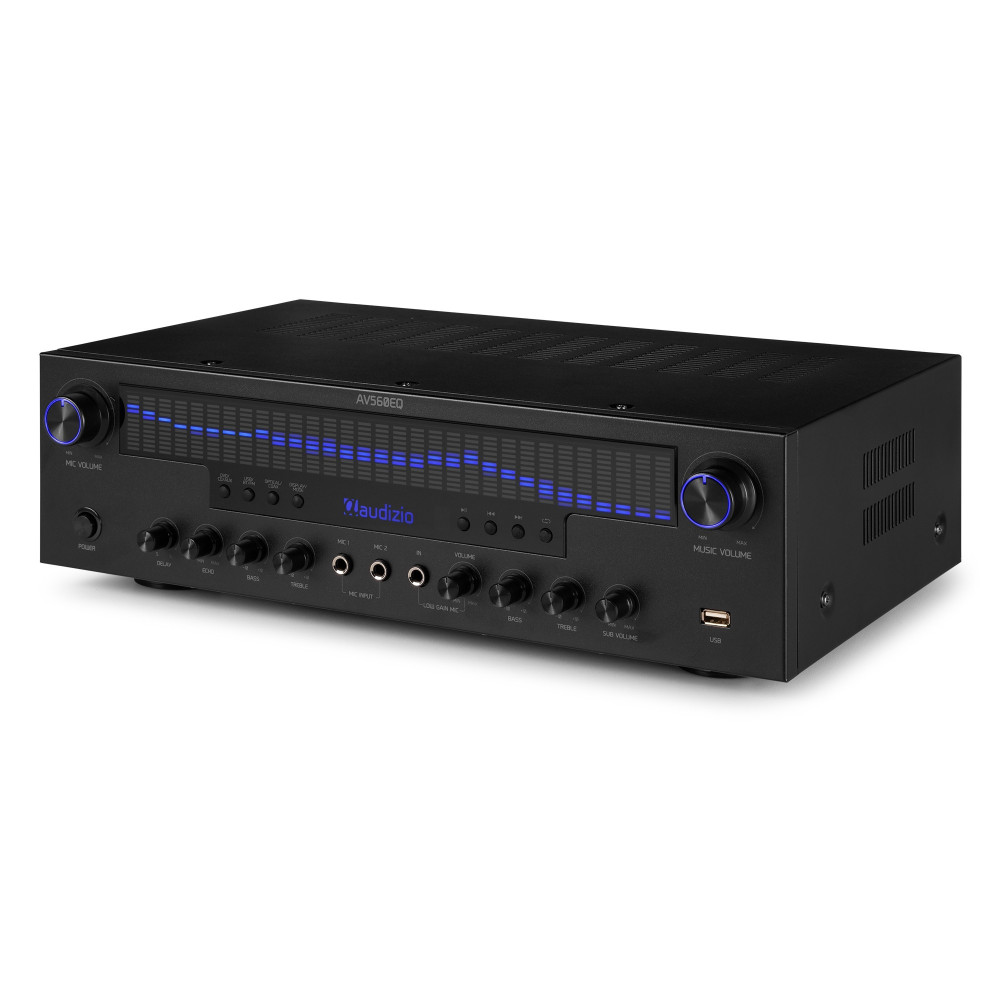 Audizio AV560EQ Amplificador 5.1 Bluetooth USB FM