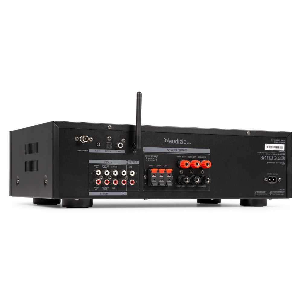 Audizio AV560EQ Amplificador 5.1 Bluetooth USB FM
