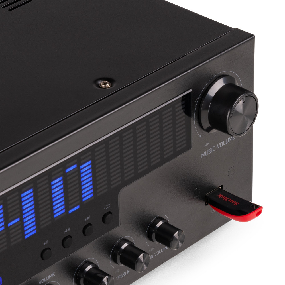Audizio AV560EQ Amplificador 5.1 Bluetooth USB FM