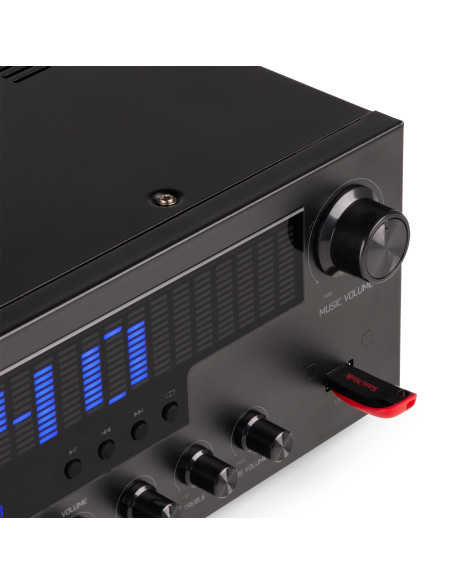 Audizio AV560EQ Amplificador 5.1 Bluetooth USB FM