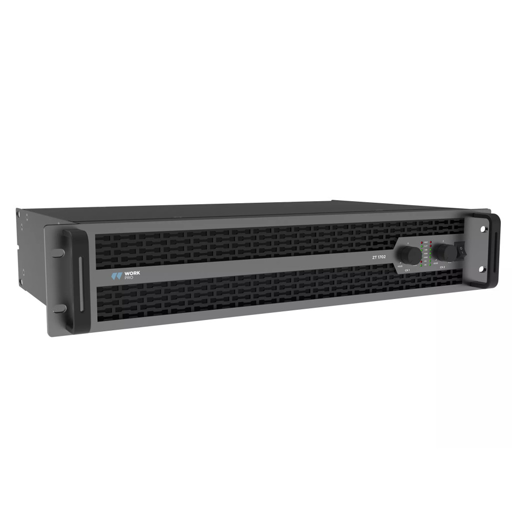 WORK PRO ZT 1702 etapa de potencia 2 x 850W a 4 Ohm