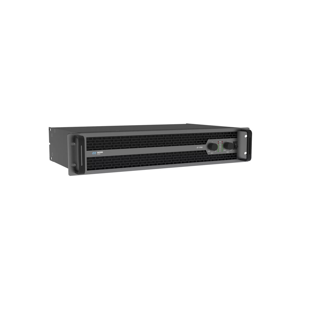 WORK PRO ZT 1702 amplificador profesional Clase D en formato rack 2U