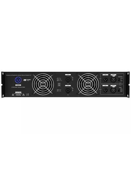 WORK PRO ZT 2502 | Etapa 2 x 1250W a 4 Ohm