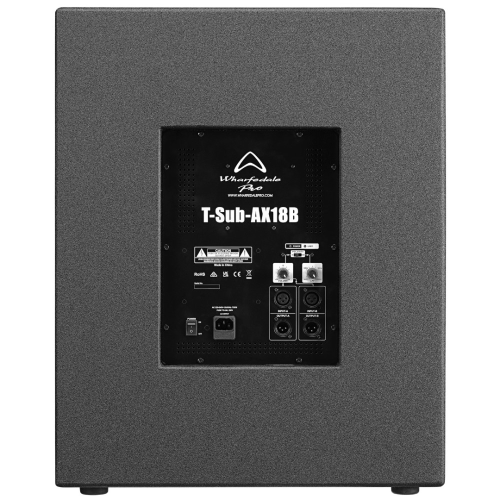 Wharfedale T-SUB-AX18B | Subwoofer activo 18" 1800W