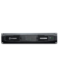 Crown DCi 4|300DA amplificador de cuatro canales con Dante, vista frontal