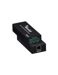 Decodificador MuxLab 500552 de Dante a 2 canales analógicos, con salidas balanceadas, audio 24 bits/96 kHz, AES67 y alimentación