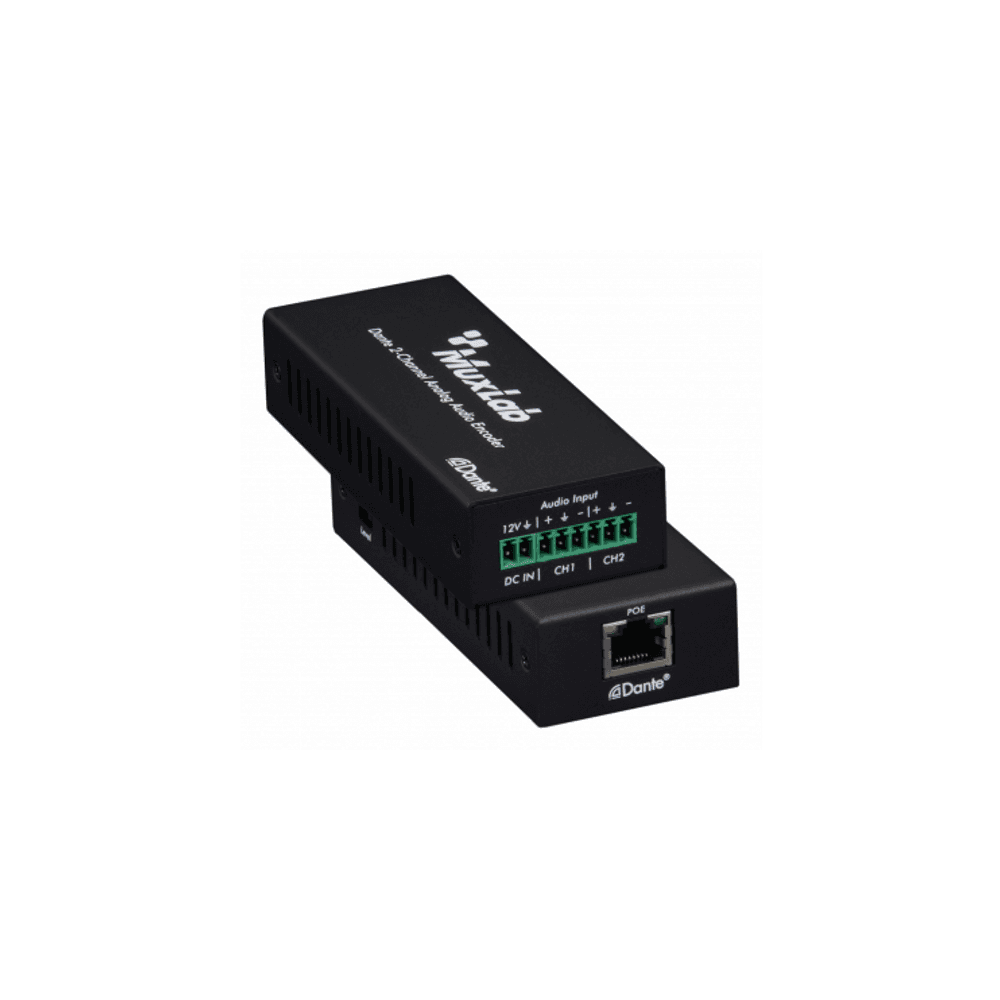MuxLab IMU-500551 | Codificador Dante 2 canales