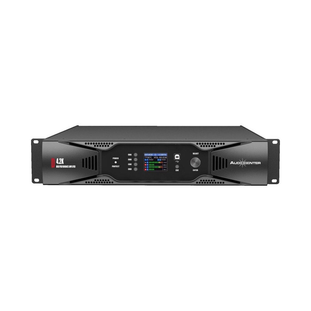 Audiocenter D4.2K | Etapa DSP 4x550W