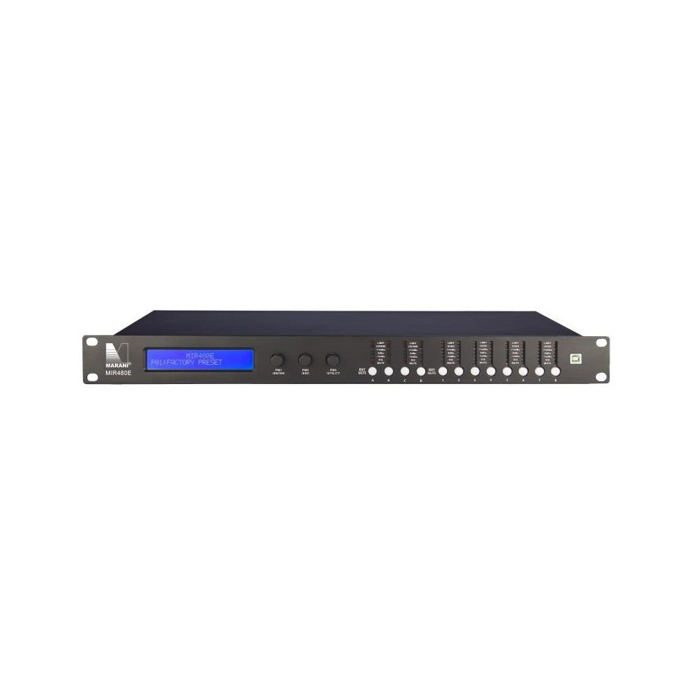 Marani MIR-480E | Procesador DSP 4x8 con filtros MIR
