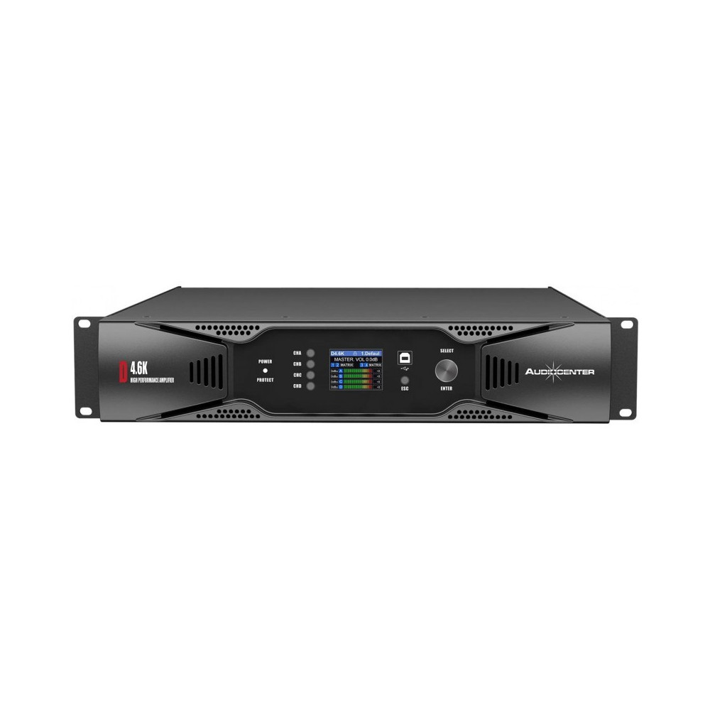 Audiocenter D4.6K | Etapa DSP 4x1750W