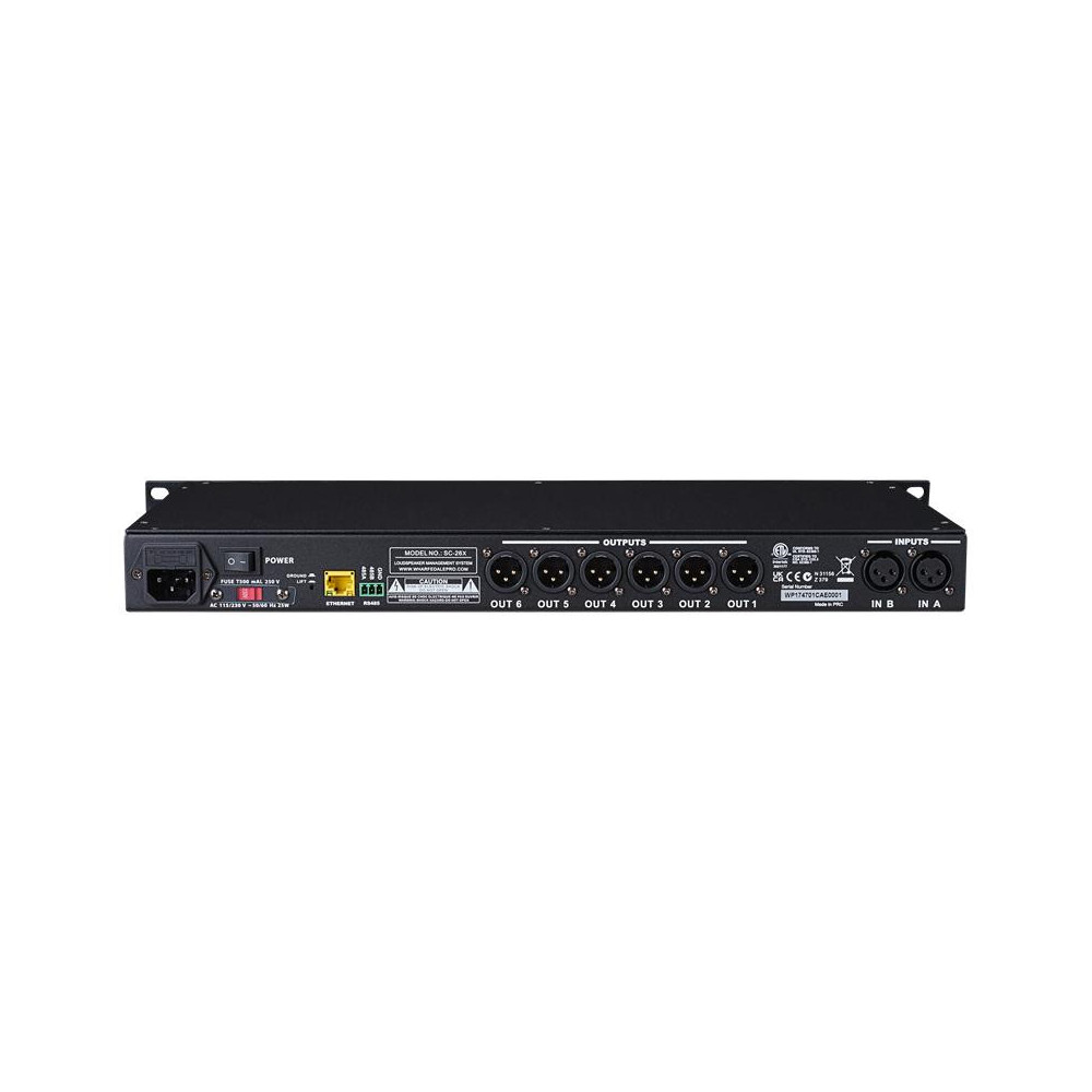 Wharfedale Pro SC-26 | Procesador DSP 2x6