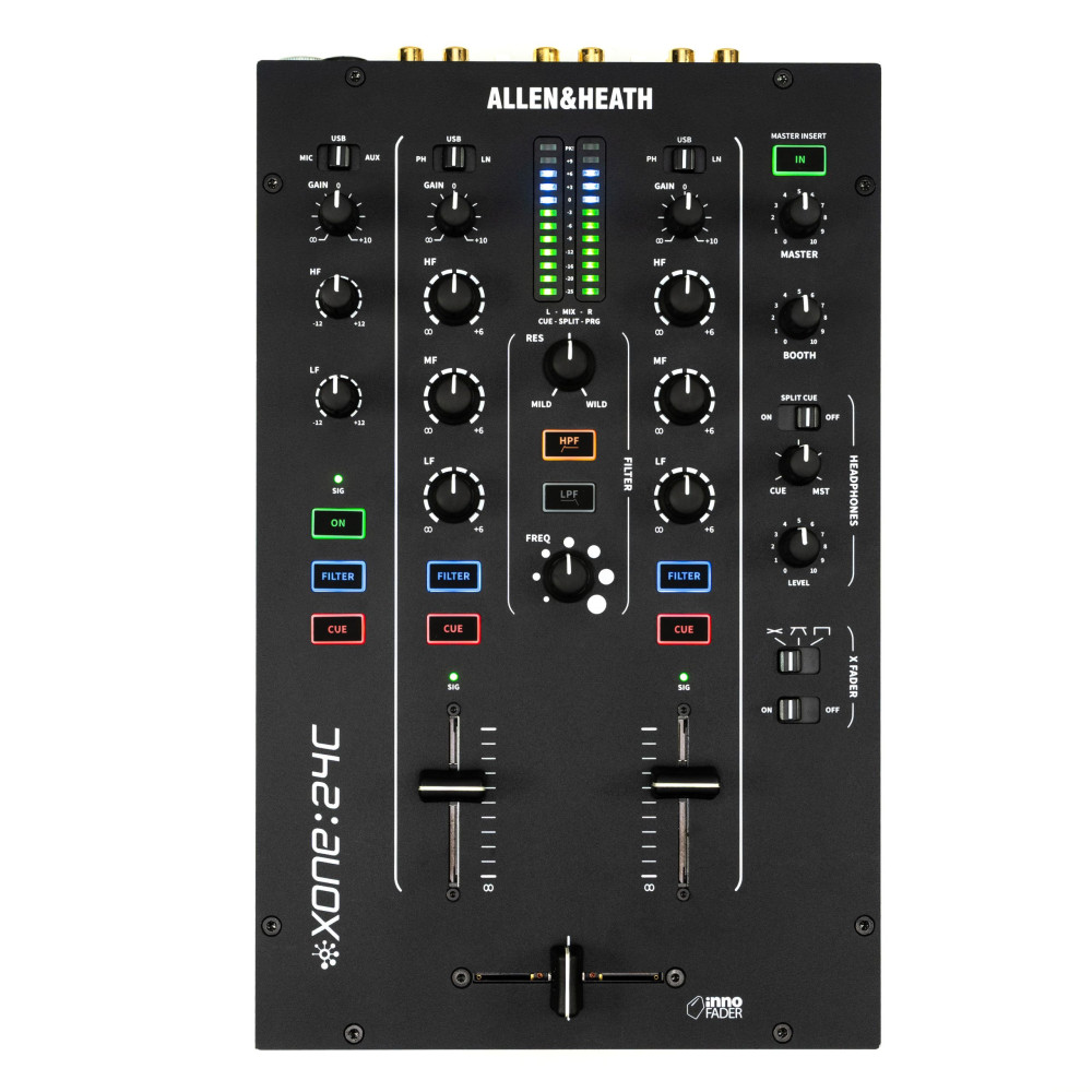 Allen & Heath Xone:24C | Mesa DJ USB-C, DVS y filtro Xone