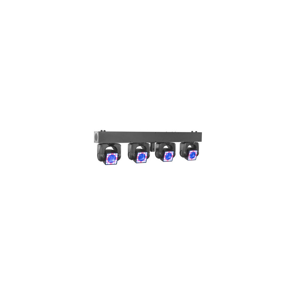 BeamZ ShowBar GO Shine con cuatro moving heads RGBW de 40 W