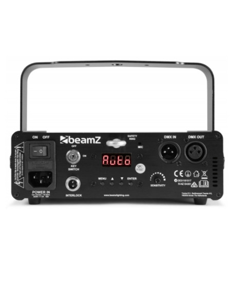 BeamZ Thebe Láser Rojo 150 mW DMX | Últimas Unidades