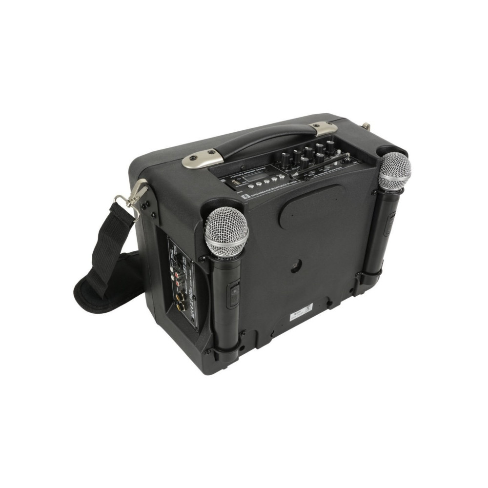 QTX DELTA-50 Altavoz Portátil con 2 Micrófonos