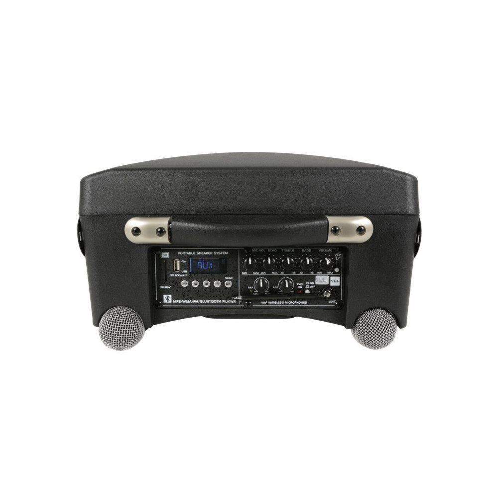 QTX DELTA-50 Altavoz Portátil con 2 Micrófonos
