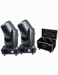PROLIGHT Pack 2 Mini 7R Beam 230W con Flightcase 2