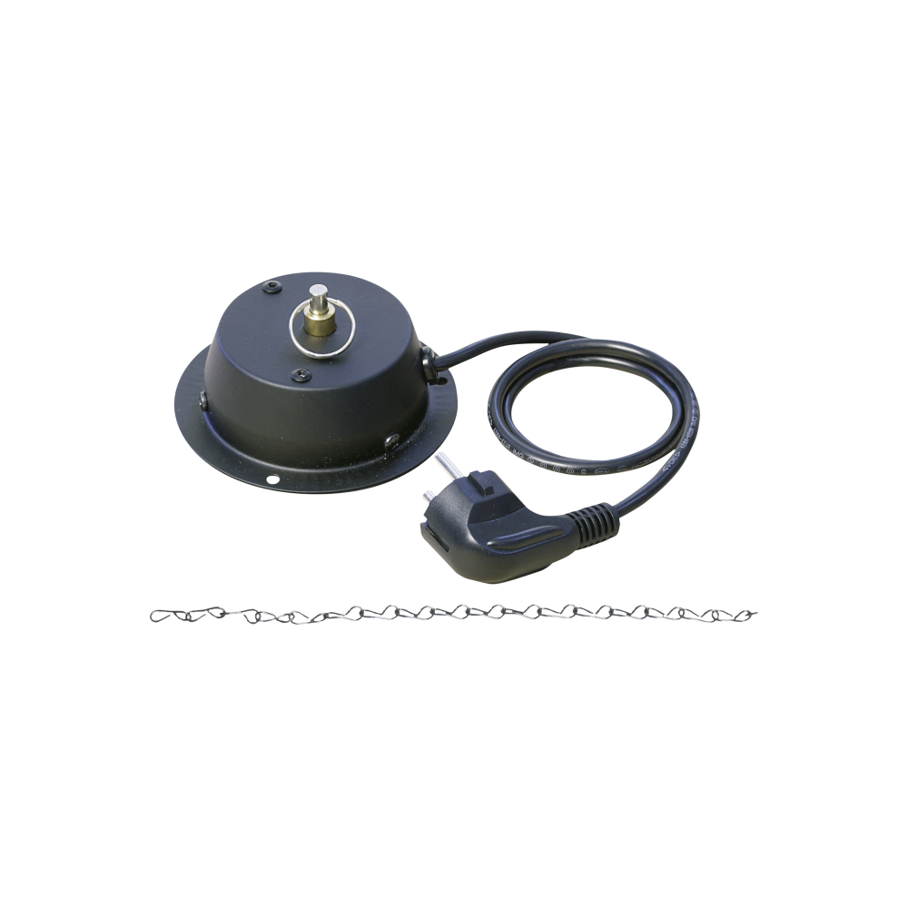 Showgear Motor para bola de espejos hasta 30 cm y 3 kg, 1 RPM 604081 |