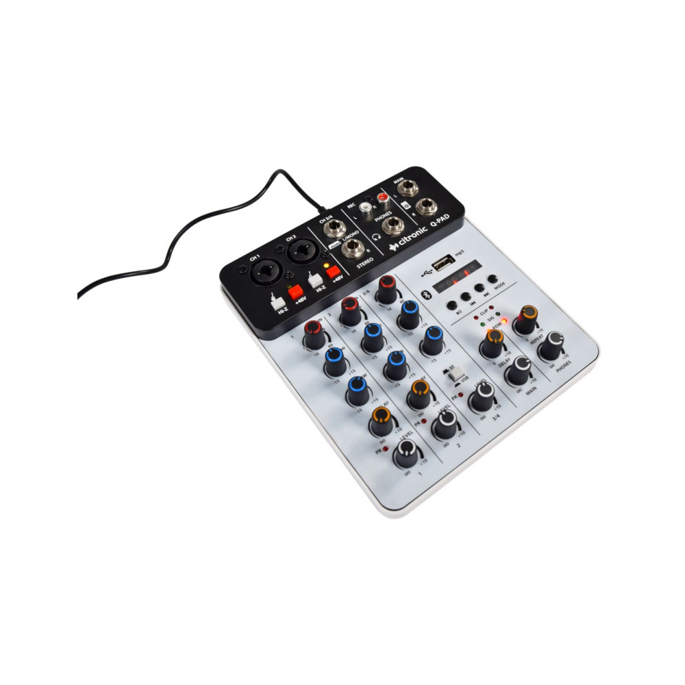 Citronic Q-PAD Mezclador USB Bluetooth | Masquesonido