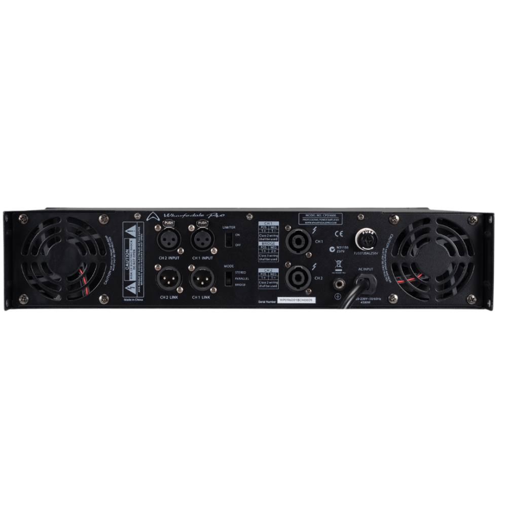 Wharfedale Pro CPD2600 | Etapa 2 × 650 W a 8 Ω