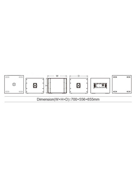 Audiocenter PRO-S5118A Subwoofer Activo 18" DSP 1500W