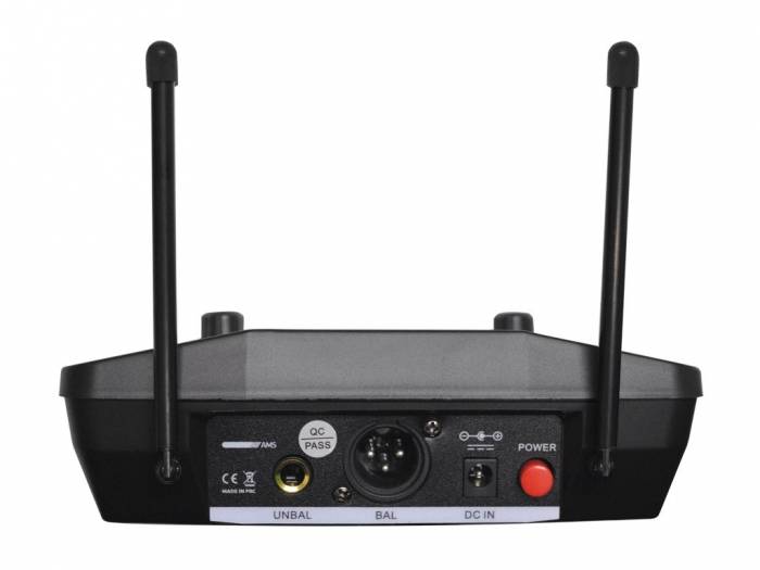AMS MU202LV- Doble receptor UHF con 2 emisores petaca+2 micros solapa - 5