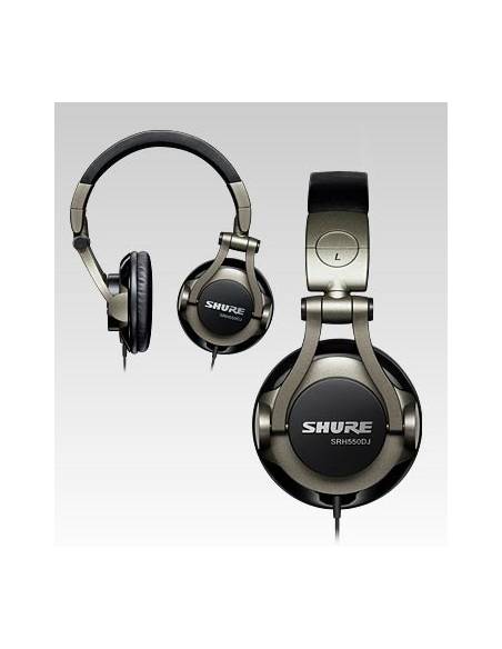 Shure SRH550DJ - Cascos  DJ Auriculares dinámicos cerrados plegables para DJ - 3