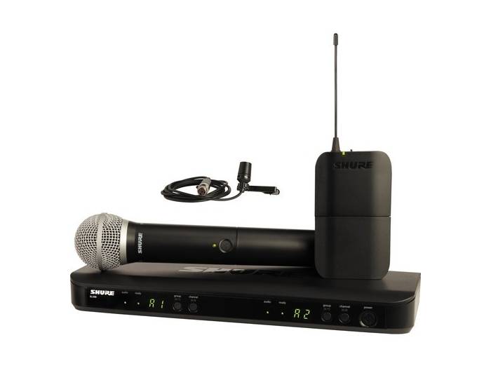 SHURE BLX1288CVL Microfono inalambrico dual de Mano y Solapa - 6
