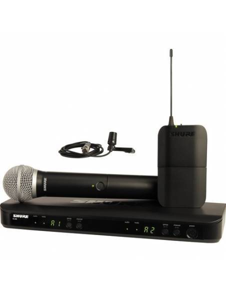 SHURE BLX1288CVL Microfono inalambrico dual de Mano y Solapa - 6