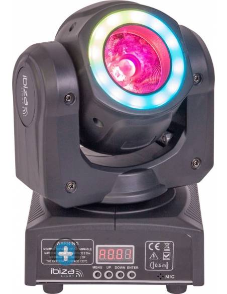 IBIZA LIGHT - MHBEAM40-FX - CABEZA MOVIL LED 2 EN 1 40W - 2
