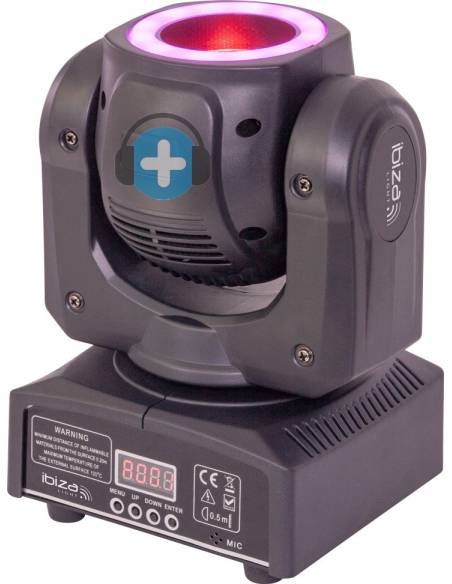 IBIZA LIGHT - MHBEAM40-FX - CABEZA MOVIL LED 2 EN 1 40W - 5
