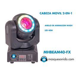 IBIZA LIGHT - MHBEAM40-FX - CABEZA MOVIL LED 2 EN 1 40W - 1