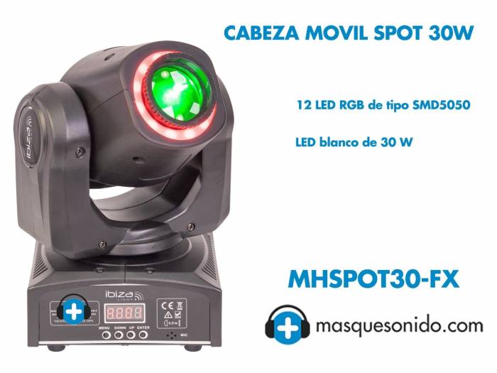 IBIZA LIGHT MH SPOT 30 FX - cabeza Movil Led - 2