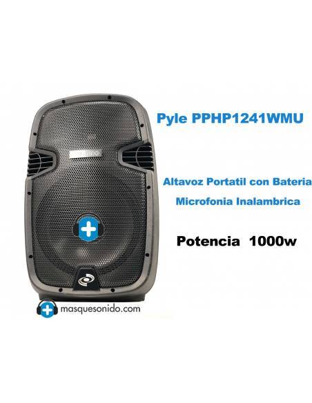 Pyle PPHP1241WMU - Altavoz Portatil Bluetooth con Bateria y Microfonia 1000w - 11