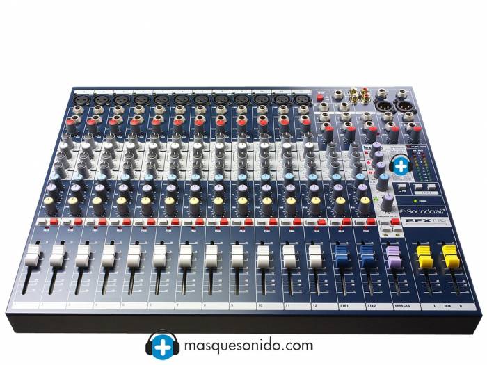 Soundcraft EFX 12 - Mesa de Mezclas 12 Canales - 32 Efectos Lexicon integrados - 3