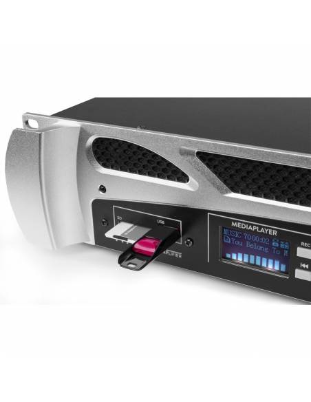 Fenton	FPA1000 Amplificador PA 2x 500W MP3, BT, USB - 6