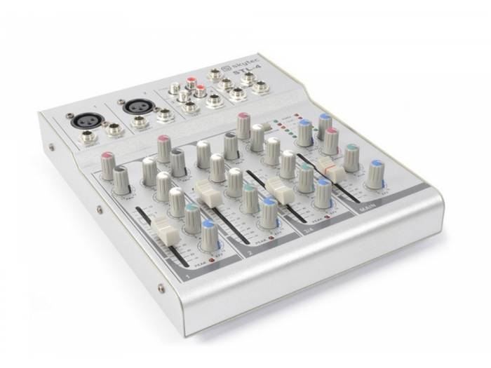 Skytec STL-4 - Mezclador de 4 canales 172570 - 2