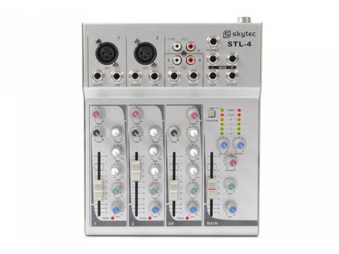Skytec STL-4 - Mezclador de 4 canales 172570 - 3