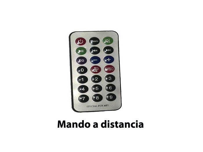 Skytronic AV420S Amplificador Karaoke FM/USB/SD Plata  - 5