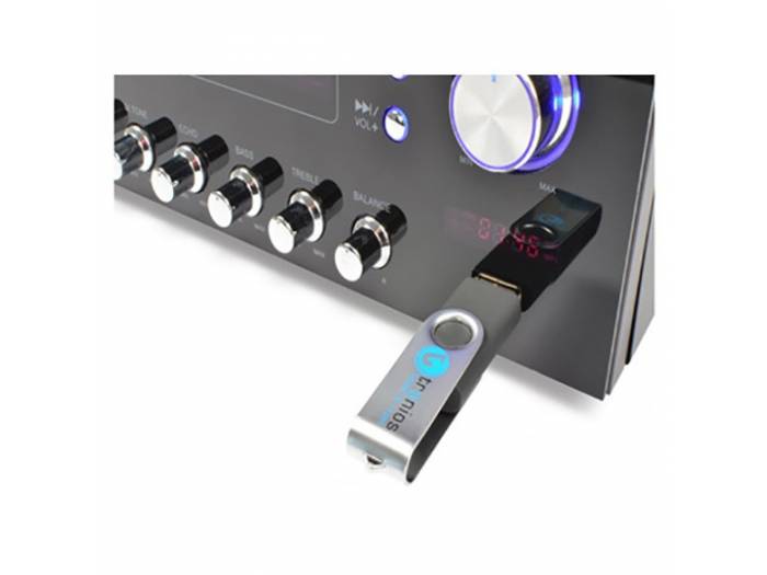 Skytronic  AV-120FM - Amplificador Hifi Karaoke 103206 - 2