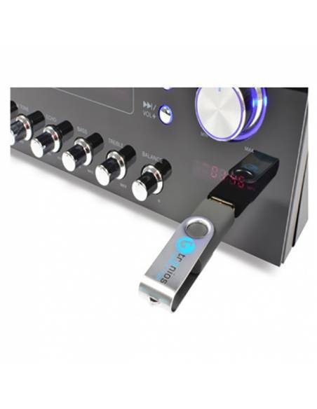 Skytronic  AV-120FM - Amplificador Hifi Karaoke 103206 - 2