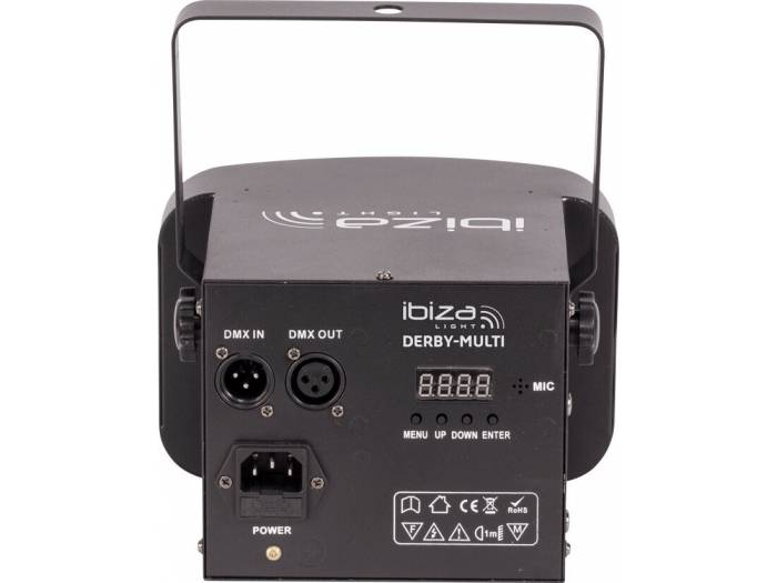 IBIZA LIGHT DERBI MULTI - EFECTO 'DERBY' MULTI HAZ DE LED CONTROLADO POR DMX