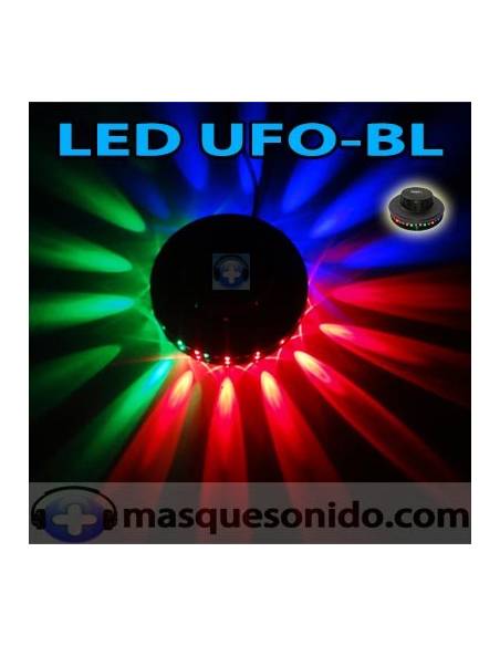 Ibiza Light LED UFO BL Negro 48 LEDs RGB 10mm - 3
