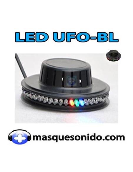 Ibiza Light LED UFO BL Negro 48 LEDs RGB 10mm - 4