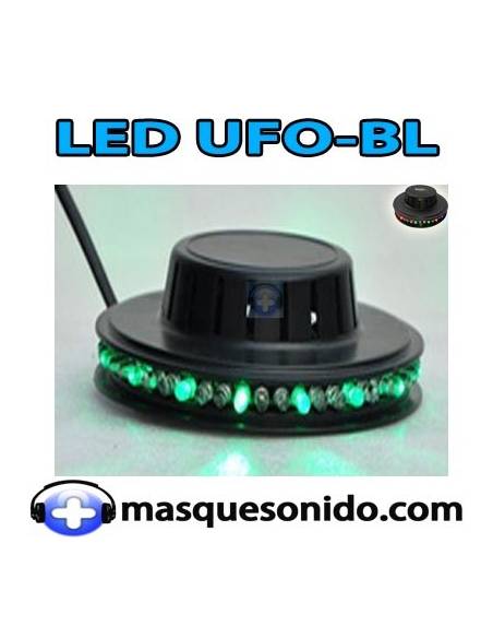 Ibiza Light LED UFO BL Negro 48 LEDs RGB 10mm - 5