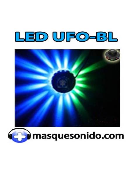 Ibiza Light LED UFO BL Negro 48 LEDs RGB 10mm - 8