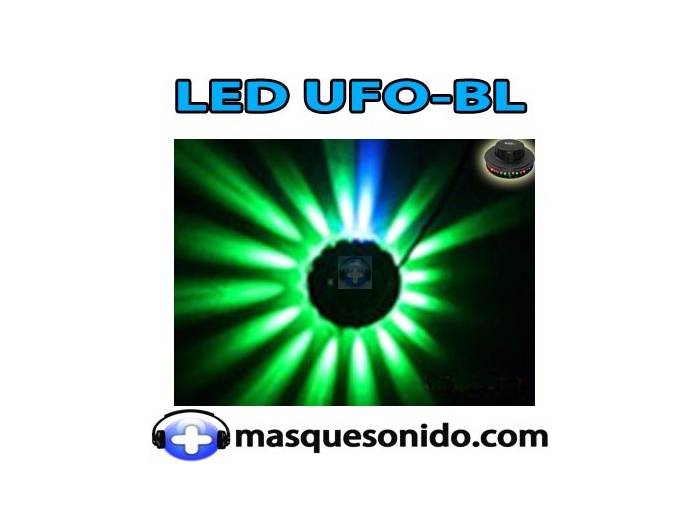 Ibiza Light LED UFO BL Negro 48 LEDs RGB 10mm - 9
