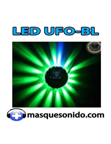 Ibiza Light LED UFO BL Negro 48 LEDs RGB 10mm - 9