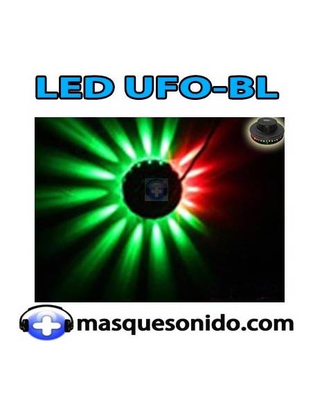 Ibiza Light LED UFO BL Negro 48 LEDs RGB 10mm - 11